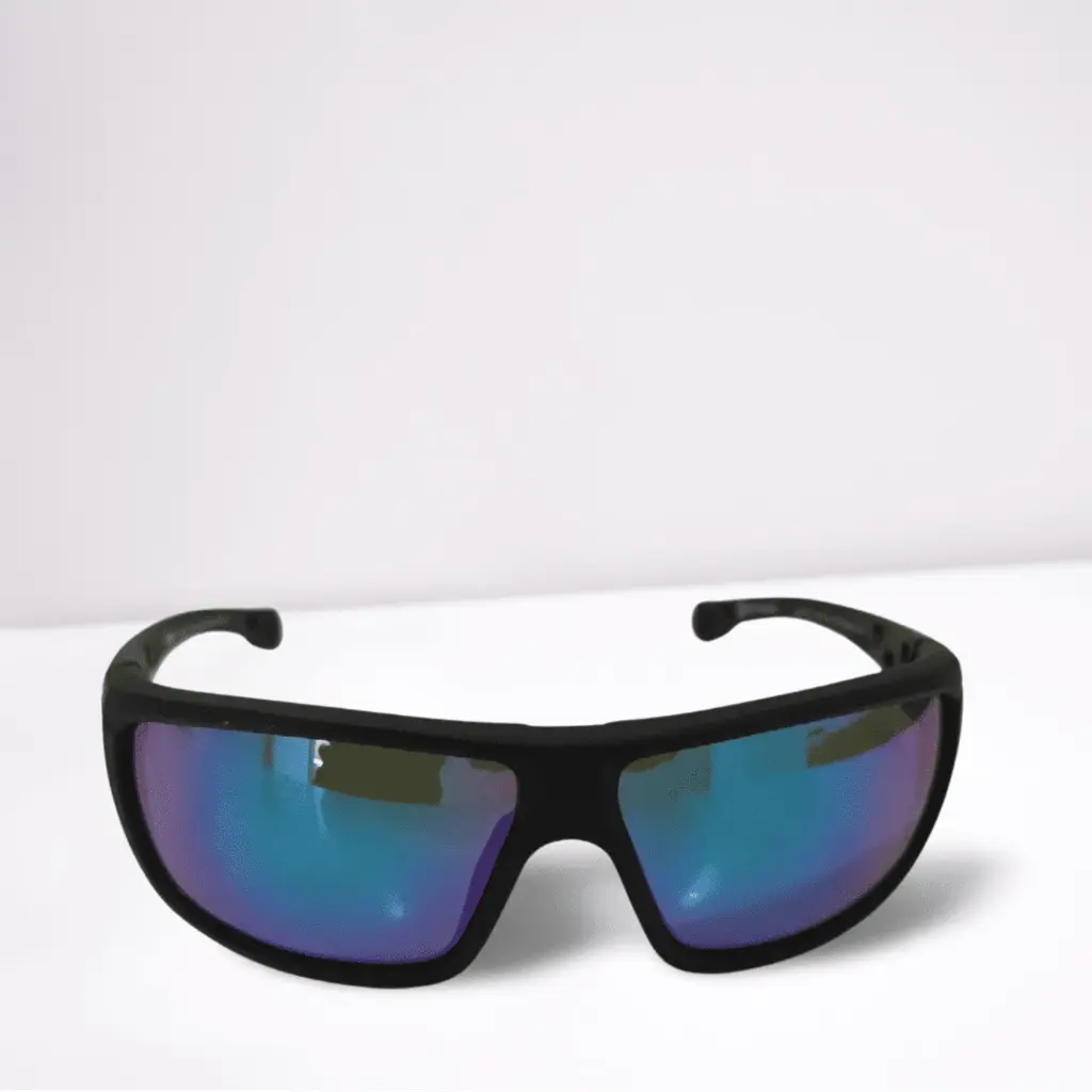 REEF CABALLERO SOL ZILO ESPEJADO VERDE-GRIS (M274) puntos rojos-verde (Azul espejado)