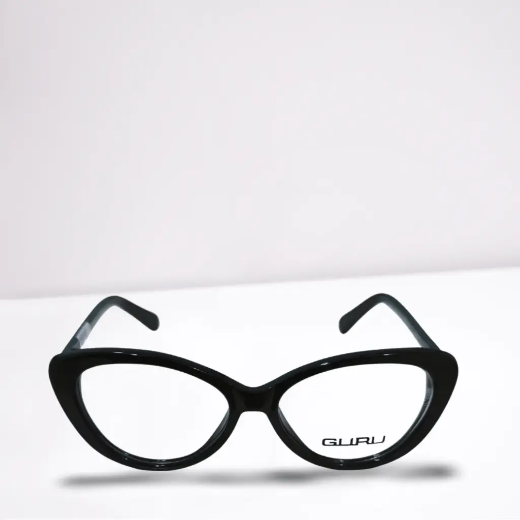 GURU RECETA (DAMA ACETATO ETIQUETA) NEGROS BRILLOSOS 