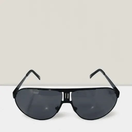 [ALEJO-NEGRO SIN CODIGO DETALLE EN PUENTE b] BORSALINO SOL UNISEX METAL GRANDES